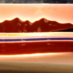 Arran sunset - Fused Glass Graham Muir | Paisley Scotland