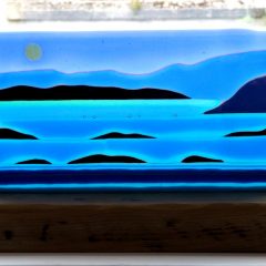 Tayvallich Bay - Fused Glass Graham Muir | Paisley Scotland