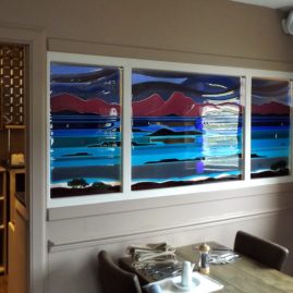 Large Panels Fused Glass Art Graham-Muir Scotland